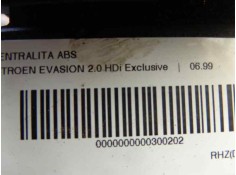 Recambio de centralita abs para citroen evasion 2.0 hdi exclusive referencia OEM IAM    2