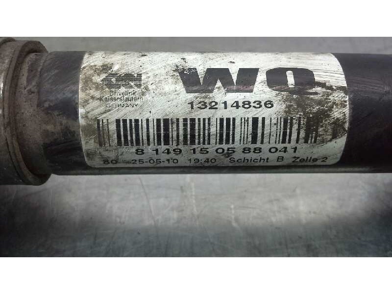 Recambio de transmision delantera izquierda para opel zafira b family referencia OEM IAM 13214836WQ  