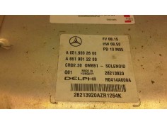 Recambio de centralita motor uce para mercedes sprinterii caja cerrada (desde 01.06) 313/316 cdi 4x4 (906.633/635) referencia OE 2
