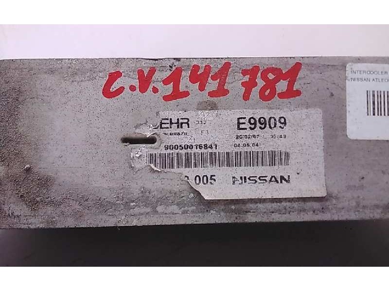 Recambio de intercooler para nissan atleon 110.56 referencia OEM IAM 90050016841  