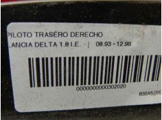 Recambio de piloto trasero derecho para lancia delta 1.8 i.e. referencia OEM IAM 0007798157   2
