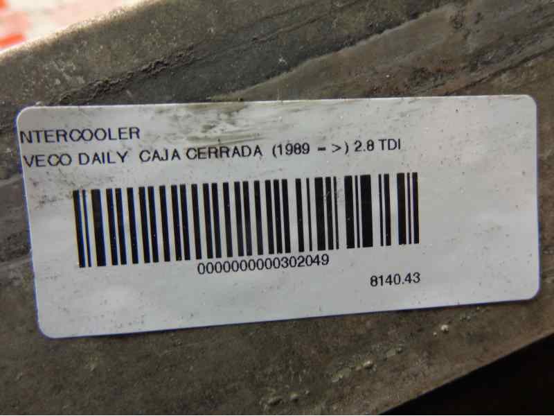 Recambio de intercooler para iveco daily caja cerrada (1989 =>) 2.8 tdi cat referencia OEM IAM   
