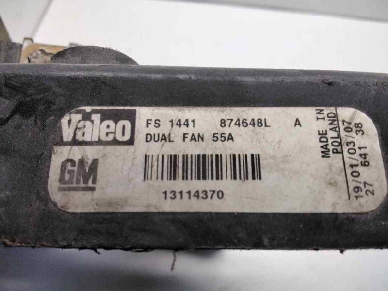 Recambio de electroventilador para opel vectra c berlina club referencia OEM IAM 13114370  