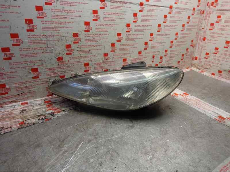 Recambio de faro izquierdo para peugeot 206 berlina 1.9 diesel referencia OEM IAM   