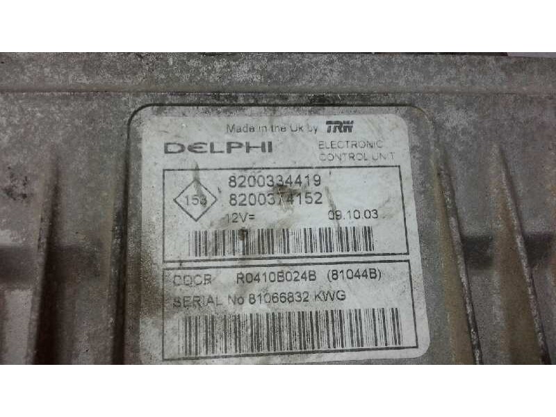 Recambio de centralita motor uce para renault megane ii classic berlina confort expression referencia OEM IAM 800033449 201 