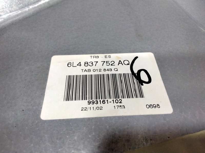 Recambio de elevalunas delantero derecho para seat ibiza (6l1) cool referencia OEM IAM 6L4837752AQ  