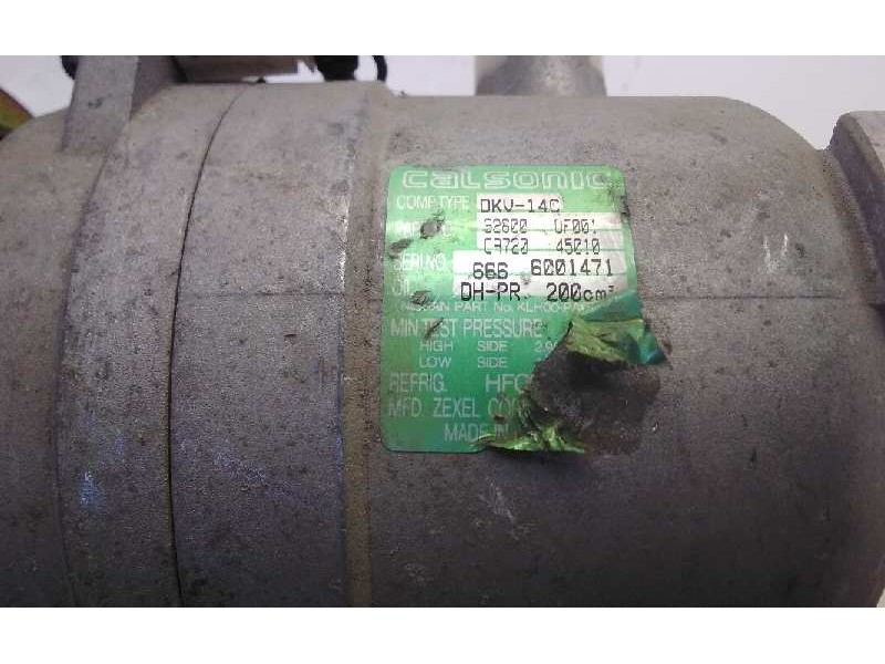 Recambio de compresor aire acondicionado para nissan terrano/terrano.ii (r20) referencia OEM IAM 926000F001  