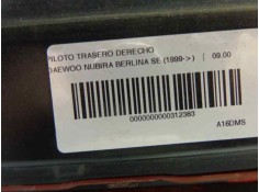 Recambio de piloto trasero derecho para daewoo nubira berlina se (1999) referencia OEM IAM 96272129   2