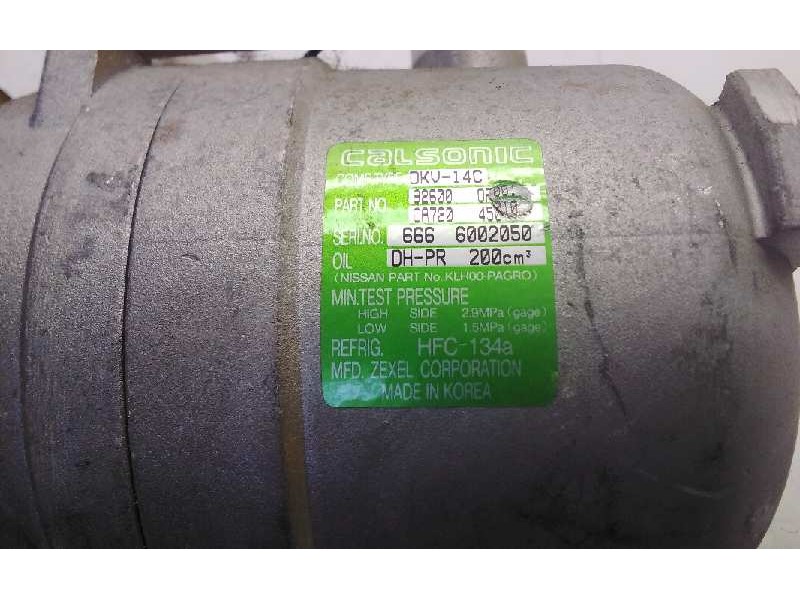 Recambio de compresor aire acondicionado para nissan terrano/terrano.ii (r20) referencia OEM IAM 926000F001  