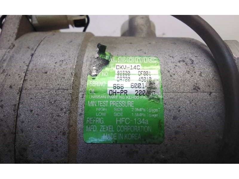 Recambio de compresor aire acondicionado para nissan terrano/terrano.ii (r20) referencia OEM IAM 926000F001  