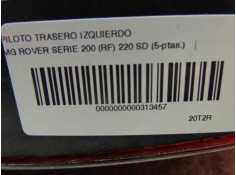Recambio de piloto trasero izquierdo para mg rover serie 200 (rf) 220 sd (5-ptas.) referencia OEM IAM XFB10089   2