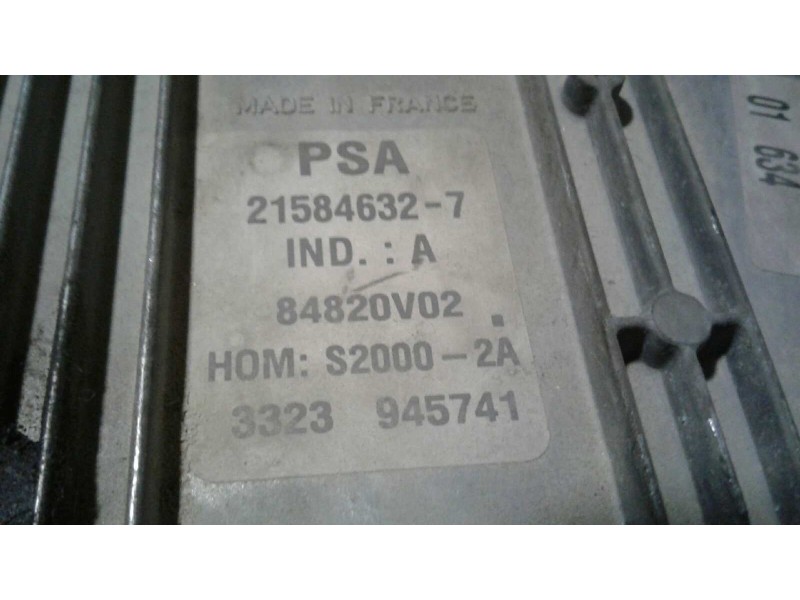 Recambio de centralita motor uce para peugeot 206 berlina x-line referencia OEM IAM 9652202780 9652202780 21584632-7