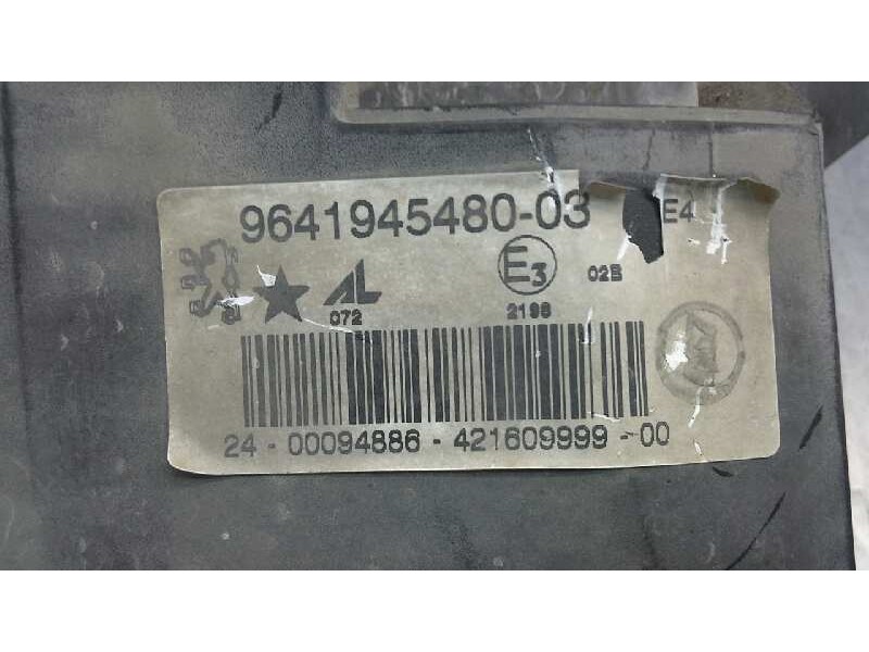 Recambio de piloto delantero derecho para peugeot 407 sport referencia OEM IAM   