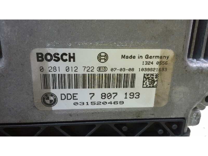 Recambio de centralita motor uce para bmw mini (r56) referencia OEM IAM 0281012722 DDE7807193 