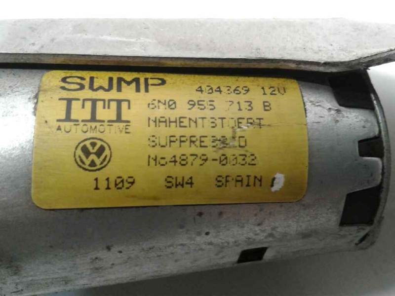 Recambio de motor limpia trasero para volkswagen polo berlina (6n1) básico referencia OEM IAM 6N0955713B  