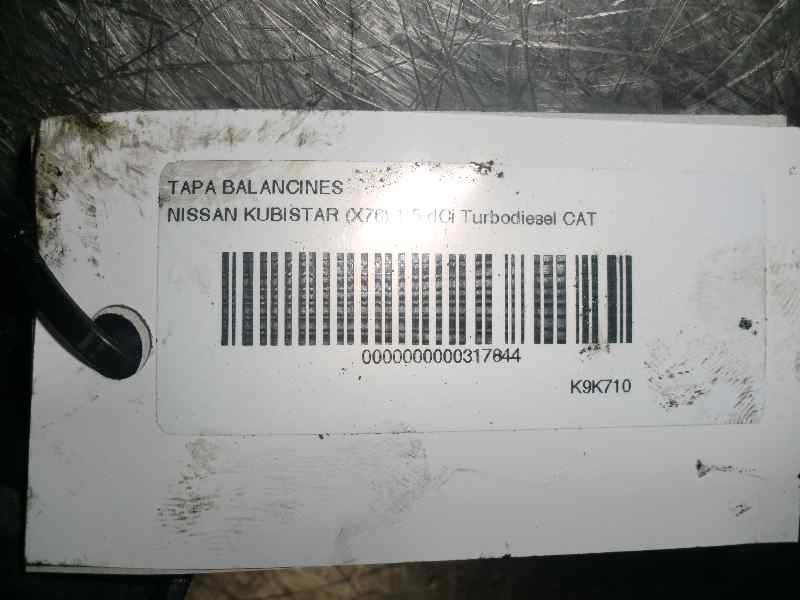 Recambio de tapa balancines para nissan kubistar (x76) 1.5 dci turbodiesel cat referencia OEM IAM   