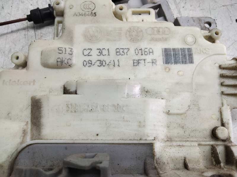 Recambio de cerradura puerta delantera derecha para volkswagen passat variant (365) 1.6 tdi dpf referencia OEM IAM 3C1837016A  
