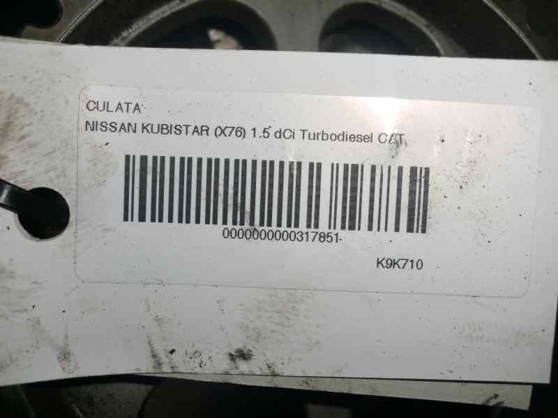 Recambio de culata para nissan kubistar (x76) 1.5 dci turbodiesel cat referencia OEM IAM   K9K710