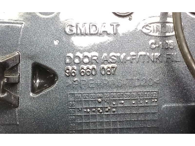 Recambio de tapa exterior combustible para opel antara cosmo 4x4 referencia OEM IAM 96660087  