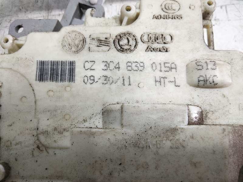 Recambio de cerradura puerta trasera izquierda para volkswagen passat variant (365) 1.6 tdi dpf referencia OEM IAM 3C4839015A  
