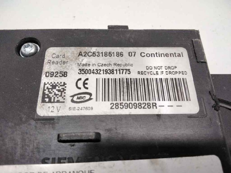 Recambio de conmutador de arranque para renault scenic iii dynamique referencia OEM IAM 285909828R  
