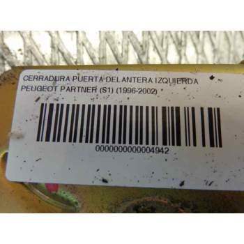 Recambio de cerradura puerta delantera izquierda para peugeot partner (s1) referencia OEM IAM   103912