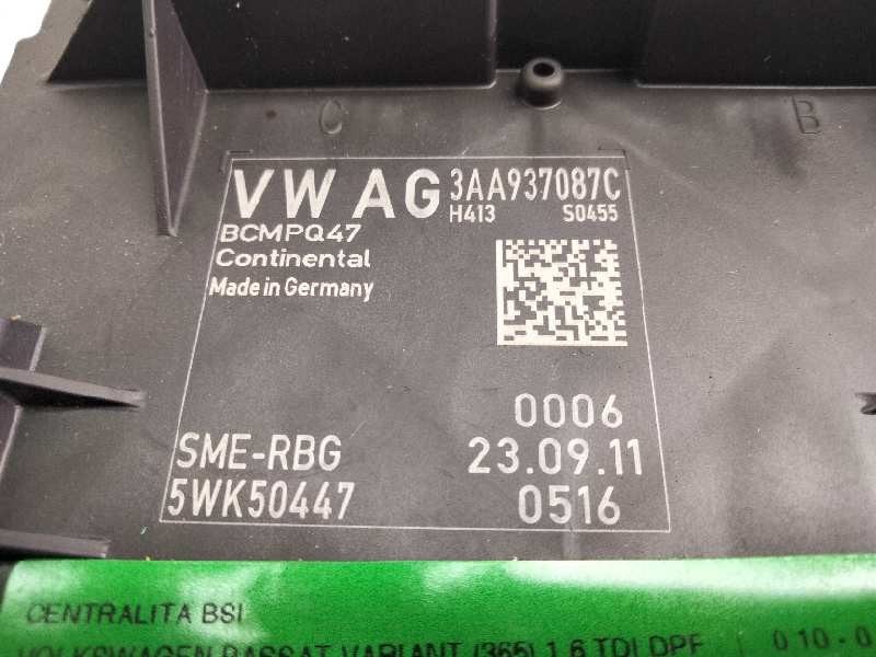 Recambio de centralita bsi para volkswagen passat variant (365) 1.6 tdi dpf referencia OEM IAM 3AA937087C  