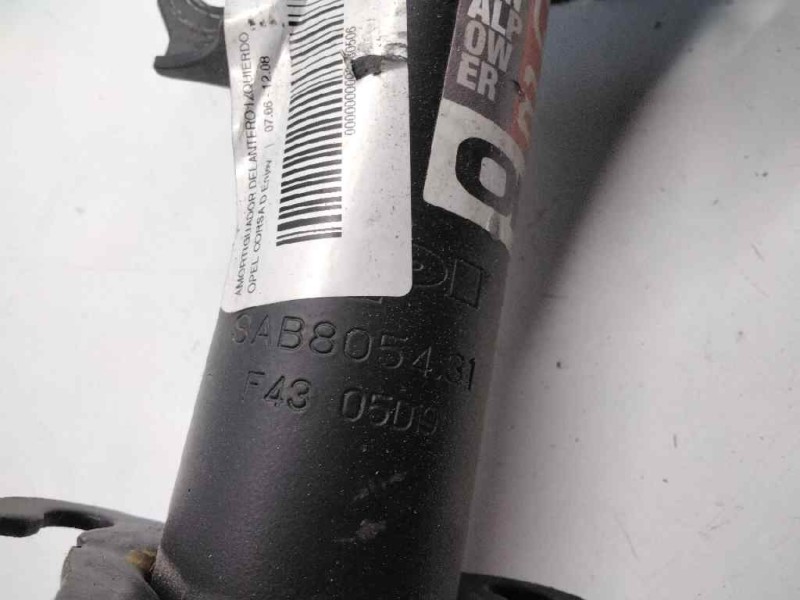 Recambio de amortiguador delantero izquierdo para opel corsa d enjoy referencia OEM IAM F4305D19  