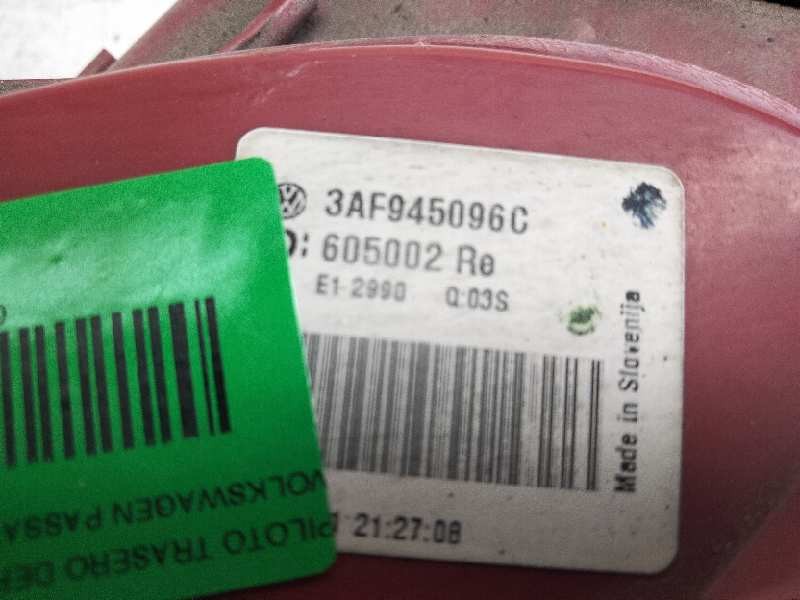 Recambio de piloto trasero derecho para volkswagen passat variant (365) 1.6 tdi dpf referencia OEM IAM 3AF945096C  