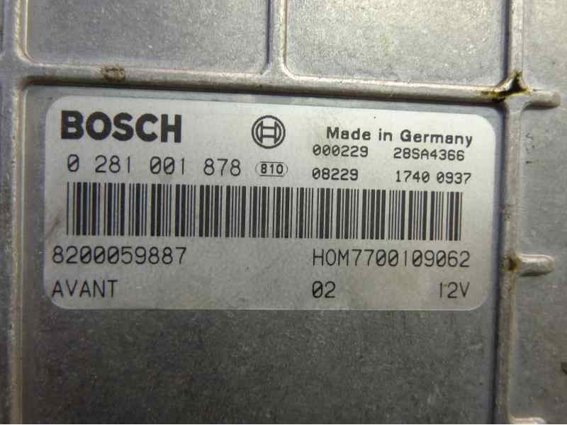 Recambio de centralita motor uce para renault clio ii fase i (b/cbo) 1.9 dti alize referencia OEM IAM  267 