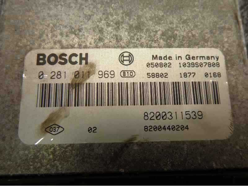 Recambio de centralita motor uce para renault laguna ii (bg0) 1.9 dci diesel referencia OEM IAM 8200311539 0281011969 