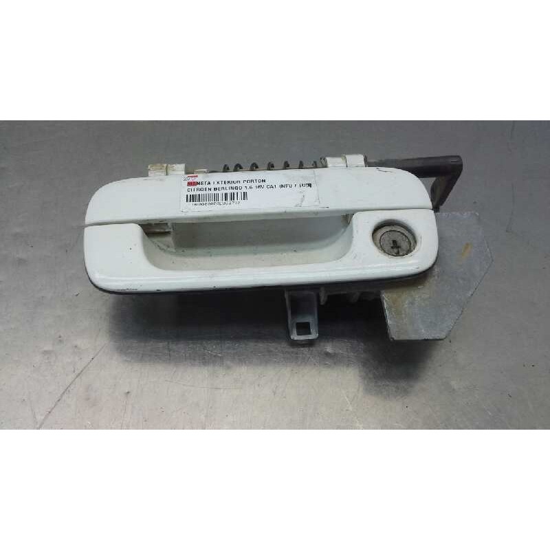 Recambio de maneta exterior porton para citroen berlingo 1.6 16v cat (nfu / tu5jp4) referencia OEM IAM 98218588 STOCK STOCK