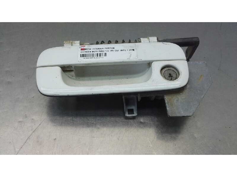Recambio de maneta exterior porton para citroen berlingo 1.6 16v cat (nfu / tu5jp4) referencia OEM IAM 98218588 STOCK STOCK