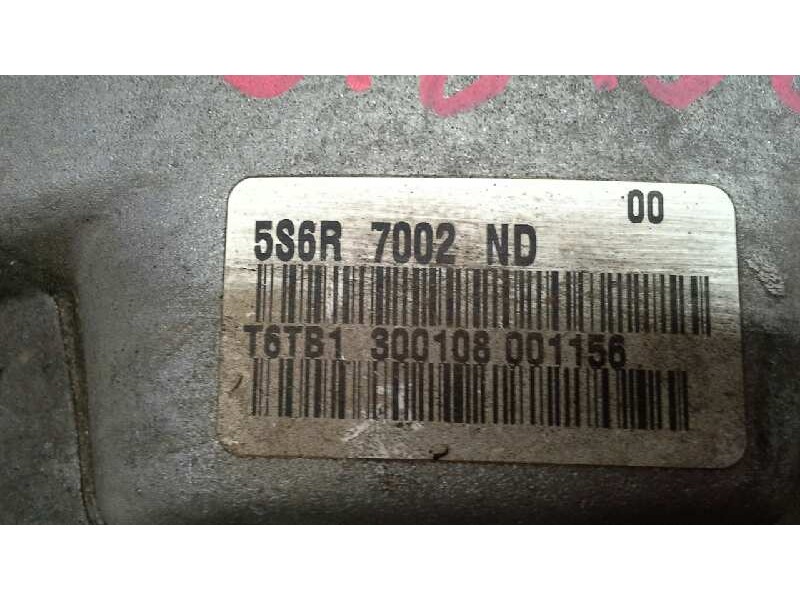 Recambio de caja cambios para ford fusion (cbk) style referencia OEM IAM 5S6R7002ND  