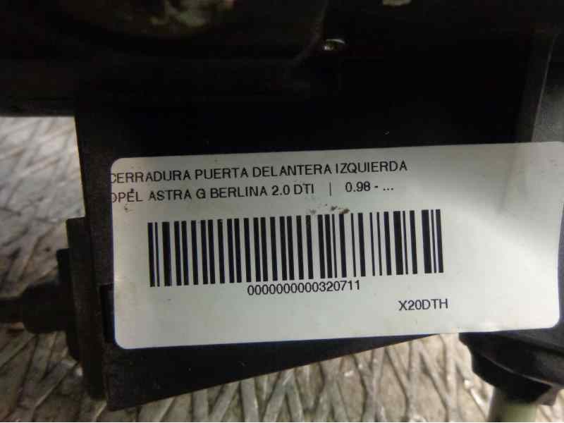 Recambio de cerradura puerta delantera izquierda para opel astra g berlina 2.0 dti referencia OEM IAM   