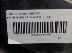Recambio de piloto trasero derecho para seat ibiza (6k) cl referencia OEM IAM 6K6945112   2