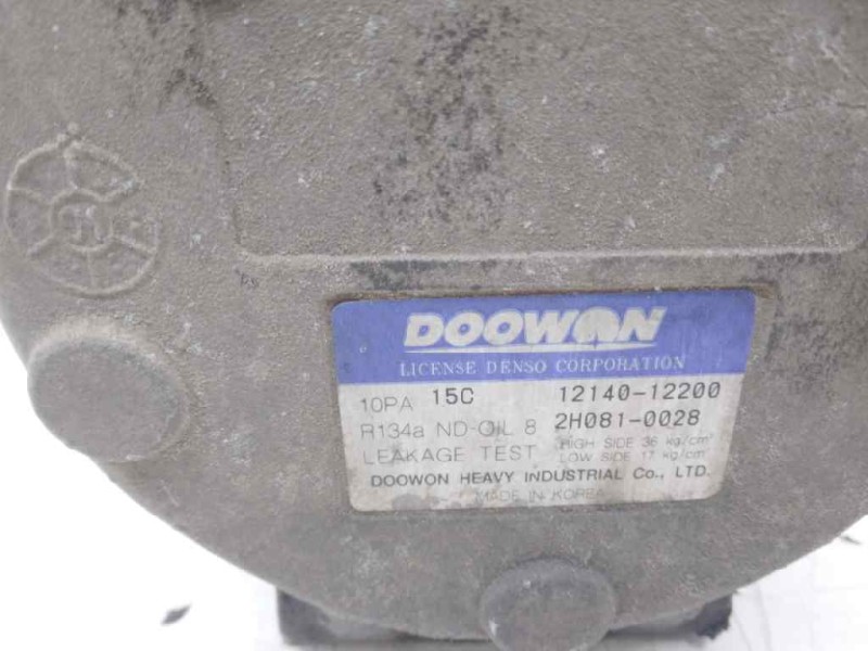 Recambio de compresor aire acondicionado para kia rio rs berlina (5-ptas.) referencia OEM IAM 1214012200  