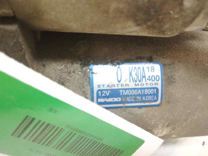 Recambio de motor arranque para kia rio rs berlina (5-ptas.) referencia OEM IAM TM000A18001  