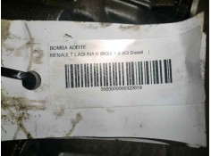 Recambio de bomba aceite para renault laguna ii (bg0) 1.9 dci diesel referencia OEM IAM    2