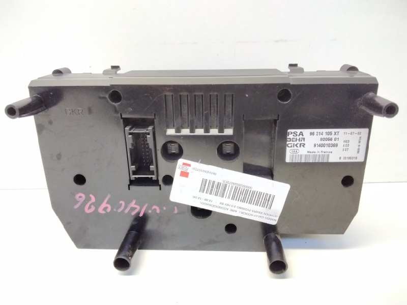 Recambio de mando calefaccion / aire acondicionado para citroen xsara picasso 2.0 hdi sx referencia OEM IAM 96314105XT  