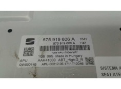 Recambio de sistema audio / radio cd para seat ateca (kh7) style referencia OEM IAM 5759919606A   2