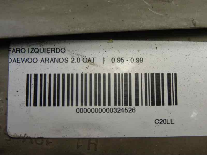 Recambio de faro izquierdo para daewoo aranos cd referencia OEM IAM 96179918  