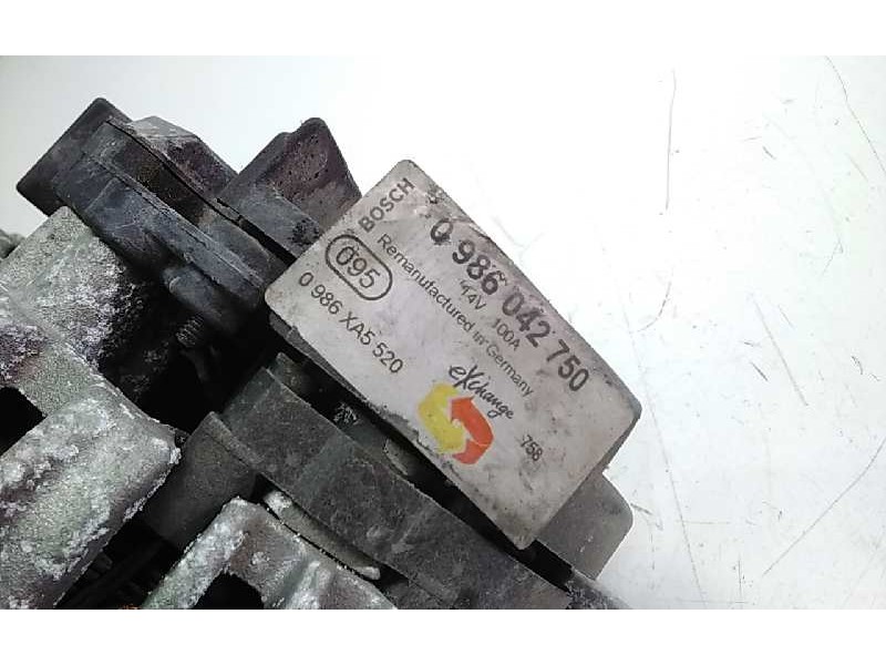 Recambio de alternador para opel zafira a club referencia OEM IAM 0986042750  