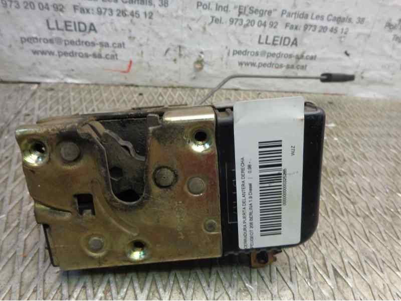 Recambio de cerradura puerta delantera derecha para peugeot 206 berlina 1.9 diesel referencia OEM IAM   