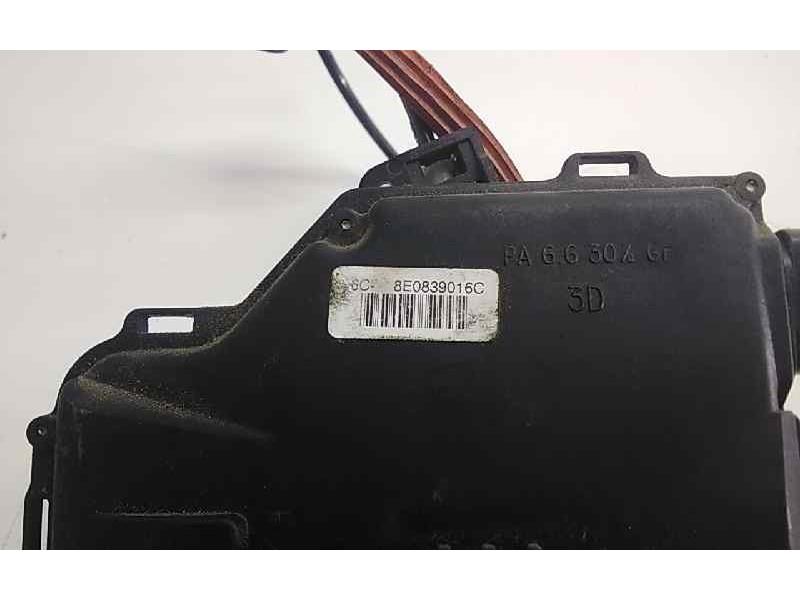 Recambio de cerradura puerta trasera derecha para audi a4 avant (8e) 2.5 tdi (120kw) referencia OEM IAM 8E0839016C  