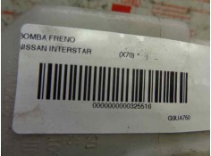 Recambio de bomba freno para nissan interstar (x70) 2.5 dci diesel cat referencia OEM IAM    2