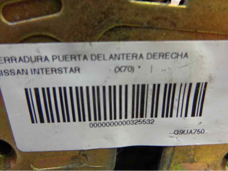 Recambio de cerradura puerta delantera derecha para nissan interstar (x70) 2.5 dci diesel cat referencia OEM IAM   