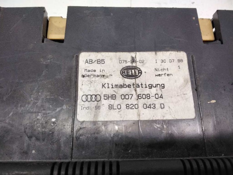 Recambio de mando climatizador para audi a3 (8l) 1.8 t ambiente referencia OEM IAM 5HB007608  