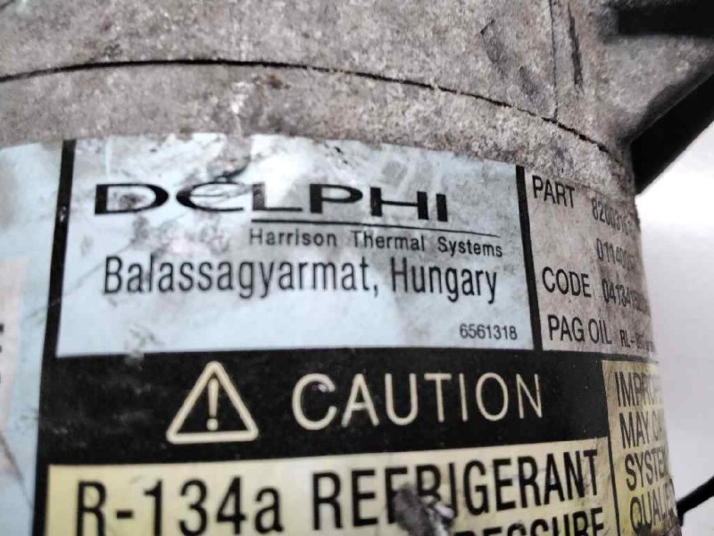 Recambio de compresor aire acondicionado para renault megane ii berlina 5p confort dynamique referencia OEM IAM 6561318  