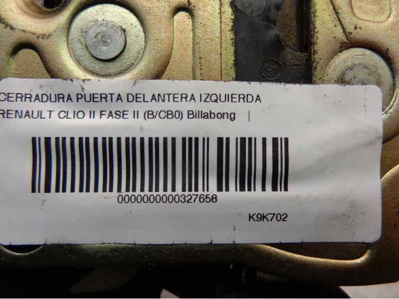 Recambio de cerradura puerta delantera izquierda para renault clio ii fase ii (b/cb0) 1.5 dci diesel referencia OEM IAM   